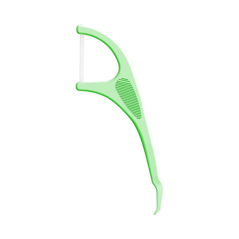 Multifunkčný recyklovateľný ortodontický dizajn s tenkým profilom HIPS Classic Dental Floss Pick